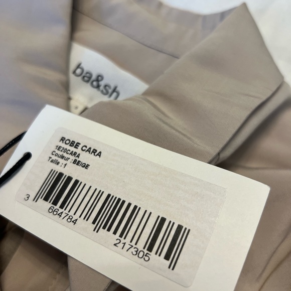 NWT ba&sh Cara Button Front Shirt Dress - Picture 6 of 6